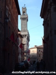 La torre del palazzo comunale di Montepulciano